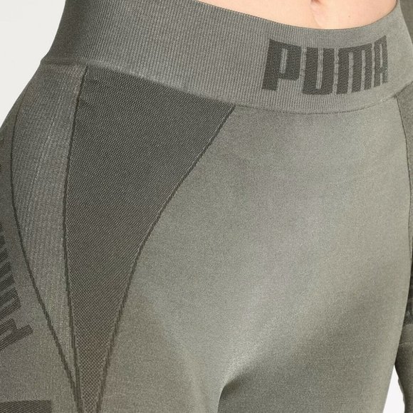 NWT PUMA Evostripe Evoknit 7/8 Seamless Tights Leggings XS Grape Leaf - Picture 5 of 12